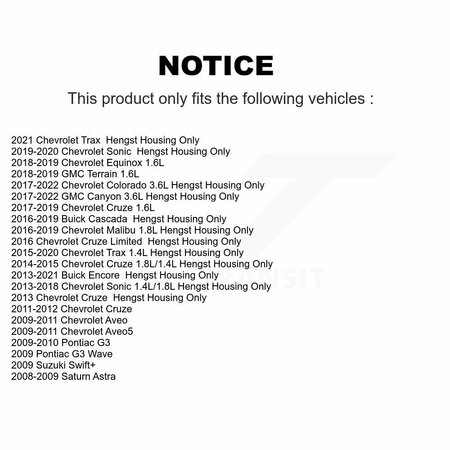 Pur Engine Oil Filter For Chevrolet Cruze Equinox Malibu Buick Encore Trax Colorado Sonic GMC 56-CH10246